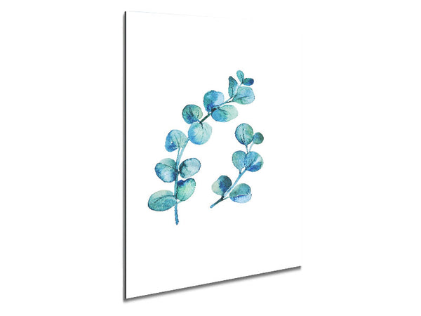 Gentle Leaves Metal Print