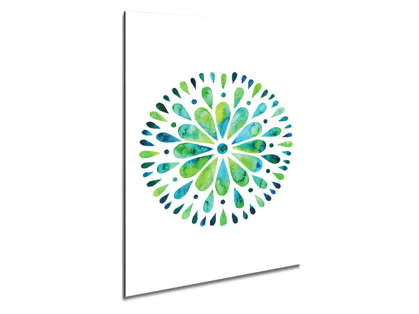 Petal Pattern Metal Print