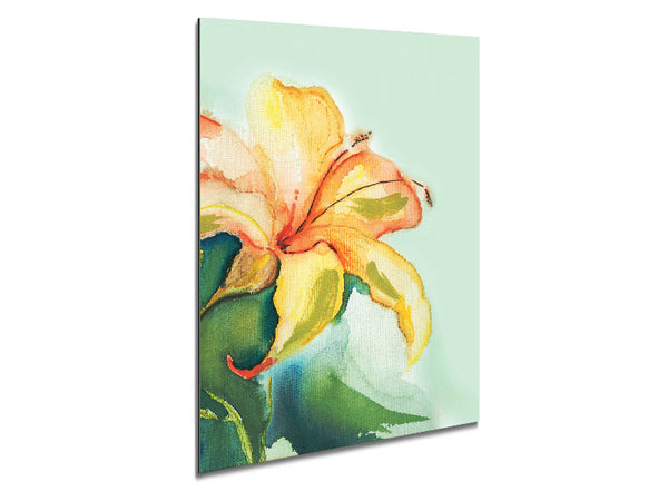Single Lily Metal Print