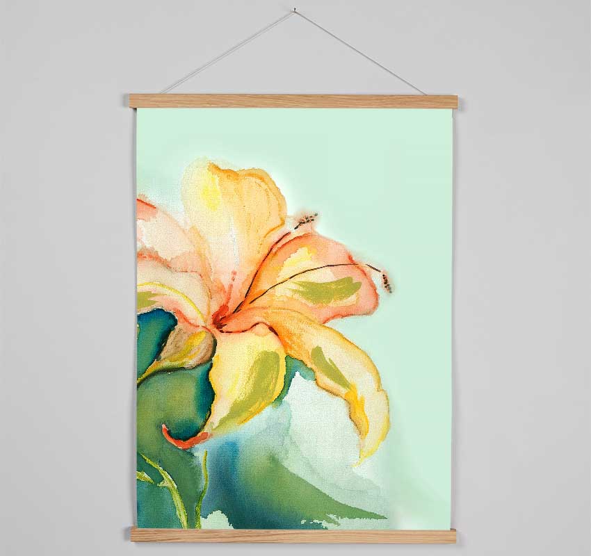 Single Lily Hanging Poster - Wallart-Direct UK