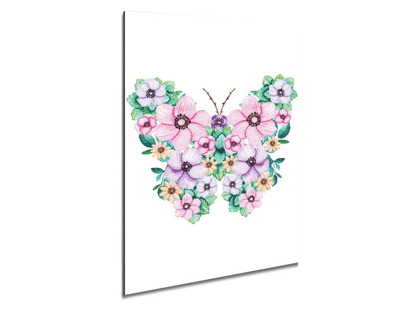 Butterfly Petals Metal Print