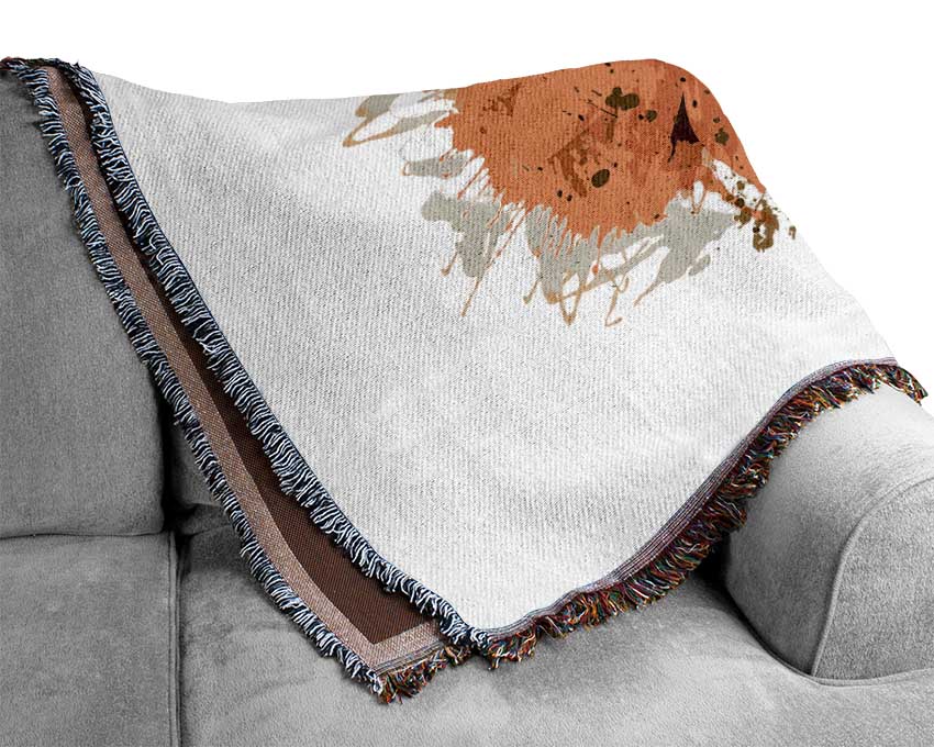 Sunflower Splash 1 Woven Blanket