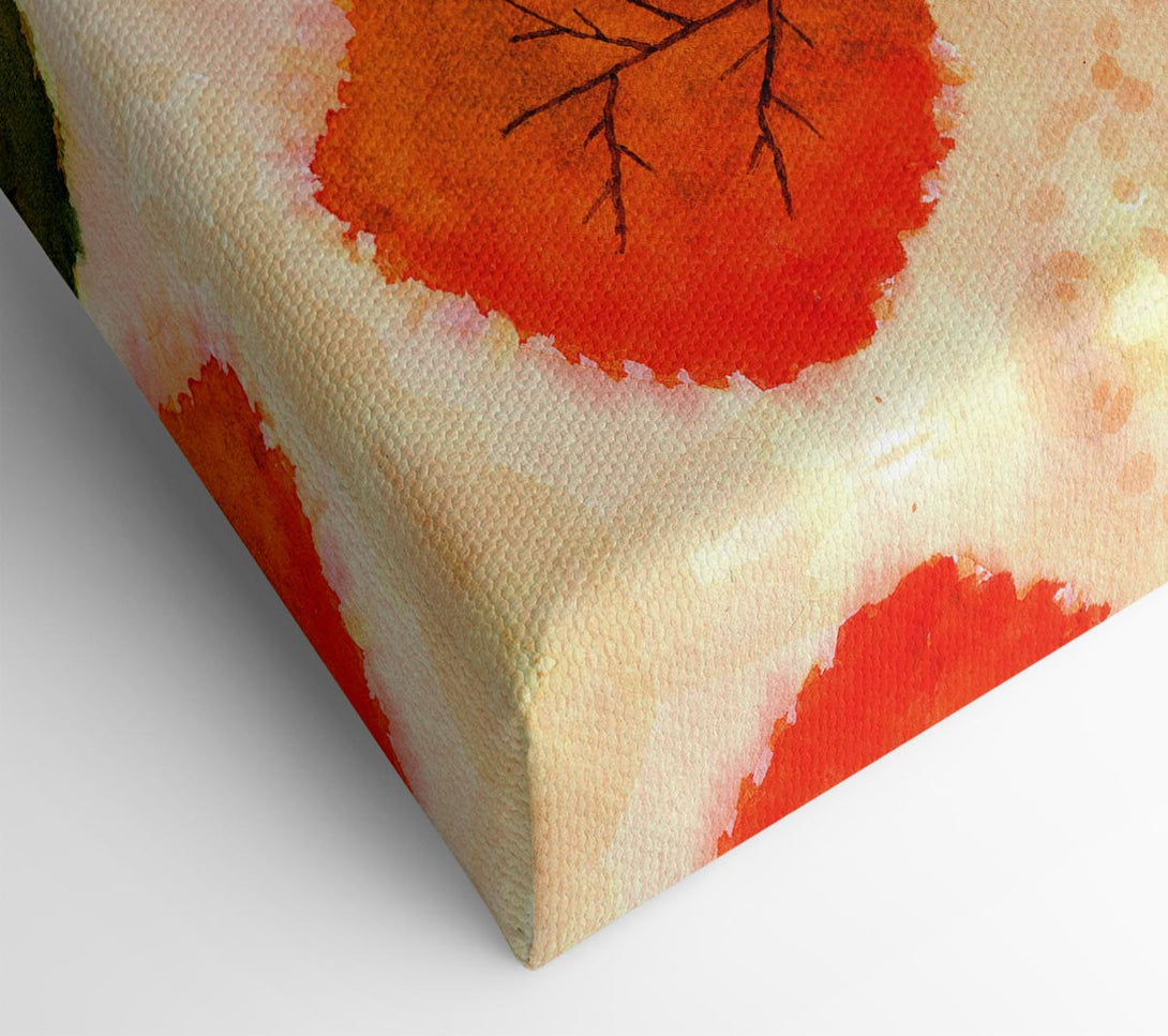  A Canvas Print of Autumn Trees 1 Canvas Wall Art