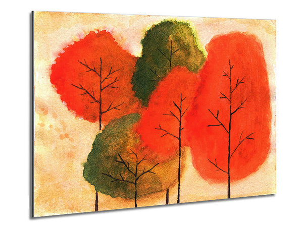 Autumn Trees 1 Metal Print