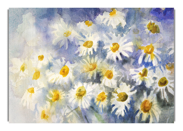 Abstrakter Daisy-Blues