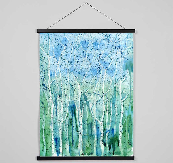 Tree Splash Hanging Poster - Wallart-Direct UK