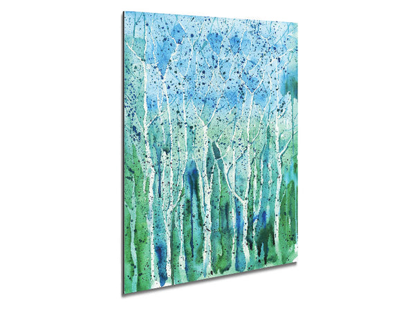 Tree Splash Metal Print