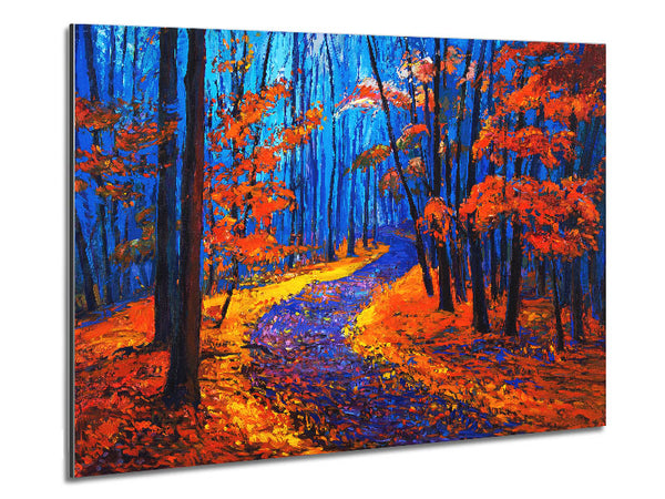Stunning Autumn Walk Metal Print