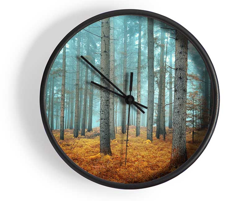 Misty Forest Glow Clock - Wallart-Direct UK