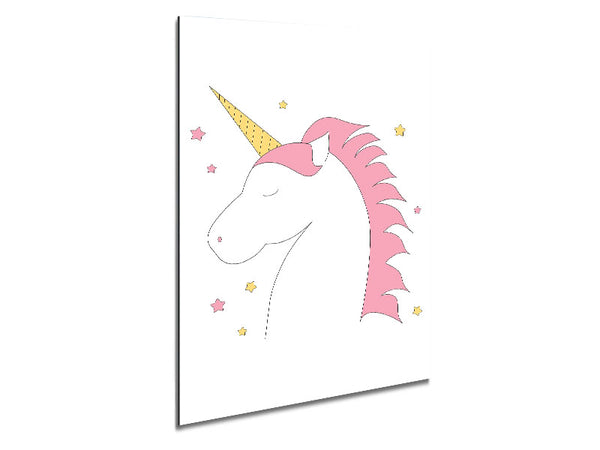 Magical Unicorn Metal Print