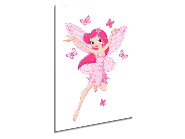 Butterfly Fairy Metal Print