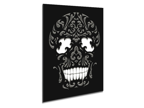 Mexican Skull Metal Print
