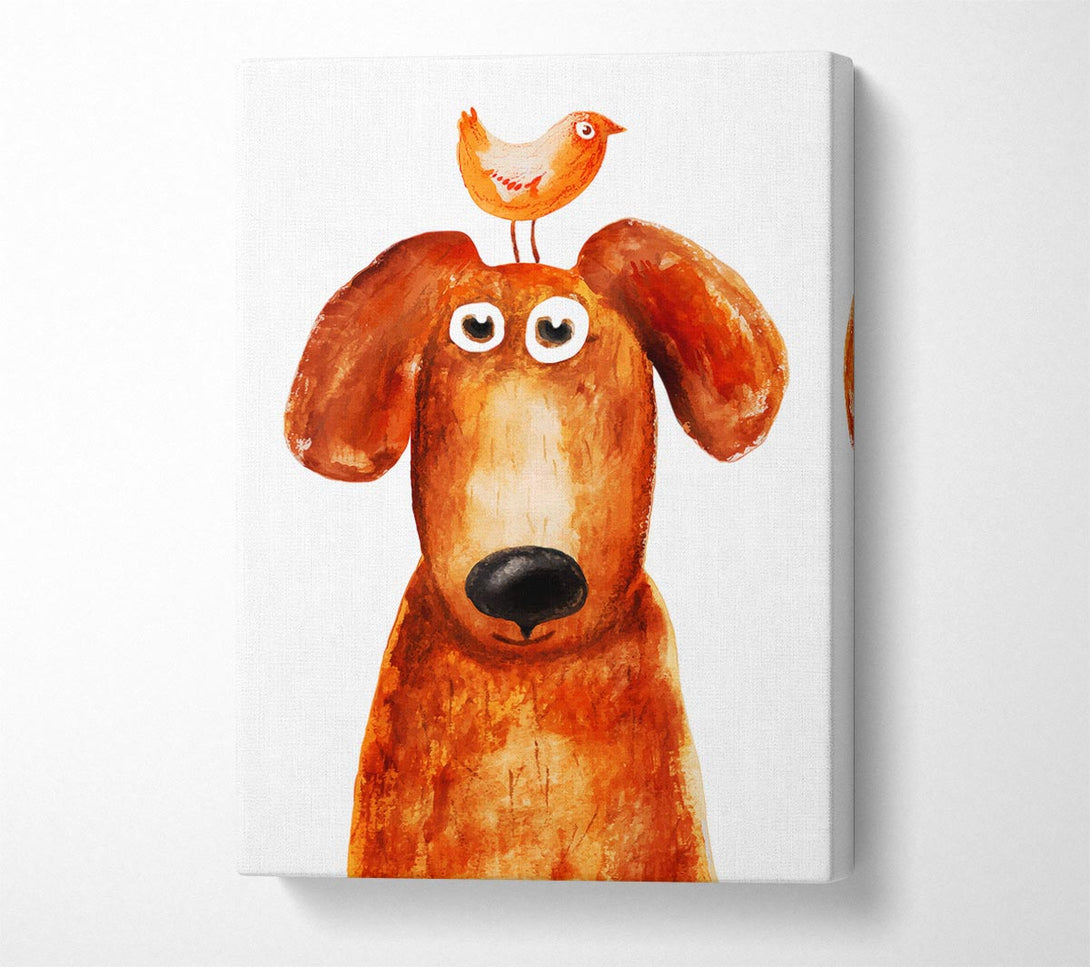  A Canvas Print of Wheres The Bird Dog Canvas Print