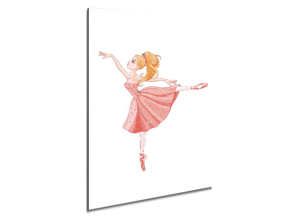 Elegant Ballerina Metal Print