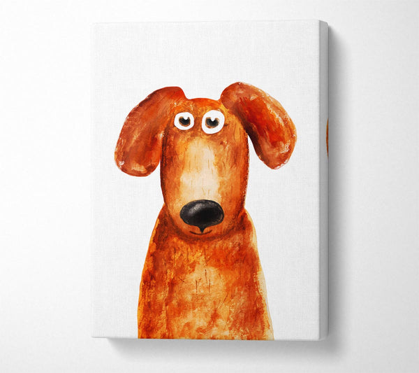  A Canvas Print of Dog Love 1 Canvas Wall Art