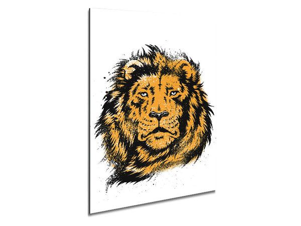 Proud Lion Metal Print