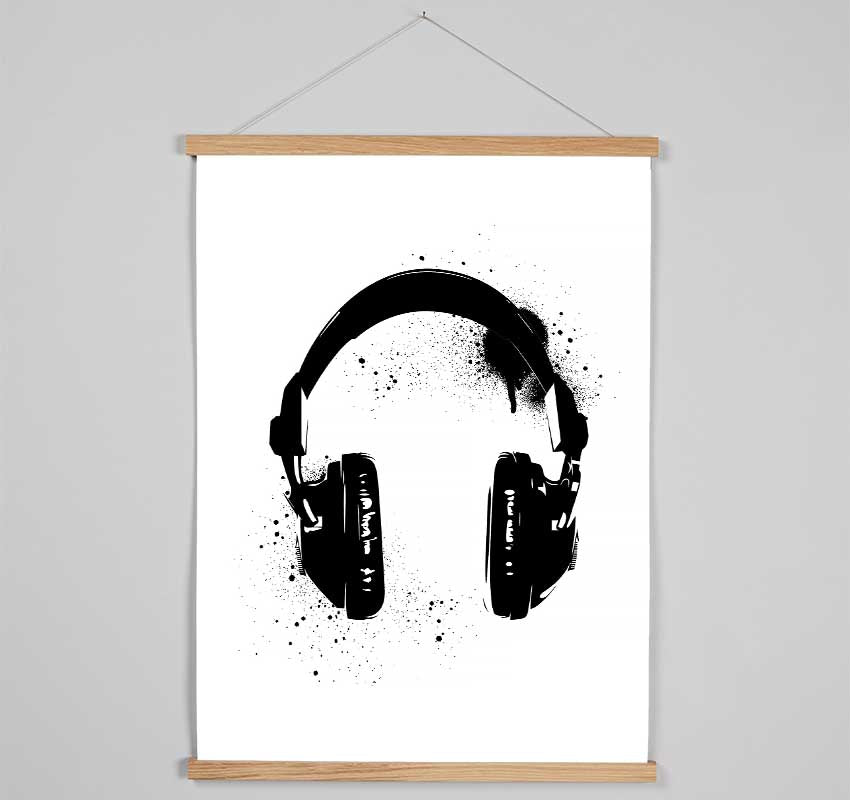 Headphone Funk Hanging Poster - Wallart-Direct UK