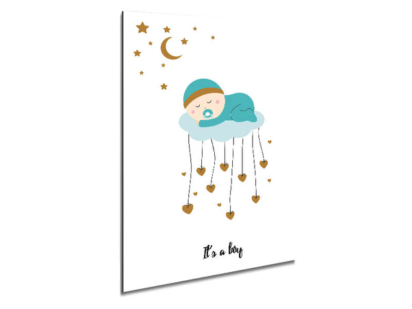 Baby Cloud Dreams Metal Print