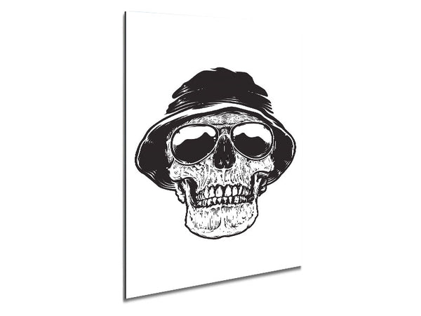 Cool Skull Metal Print