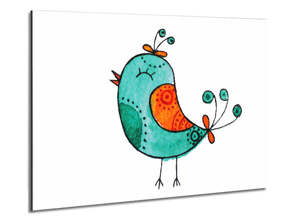 Cute Bird Metal Print