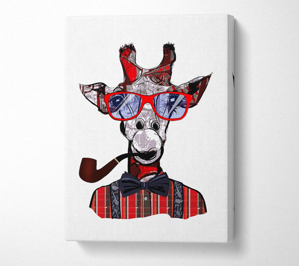  A Canvas Print of Funky Giraffe 1 Canvas Art