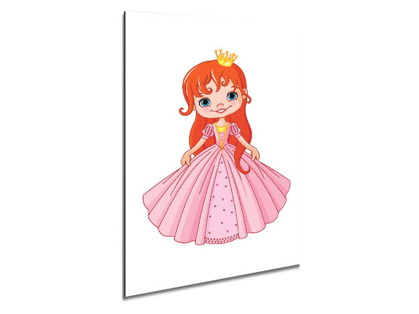 Princess Dress Metal Print