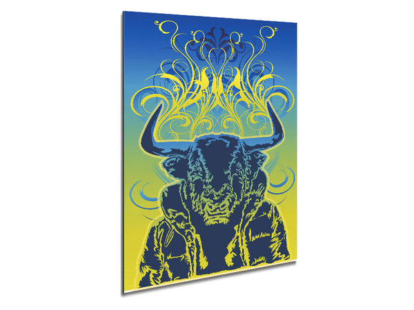 Cool Bull Metal Print
