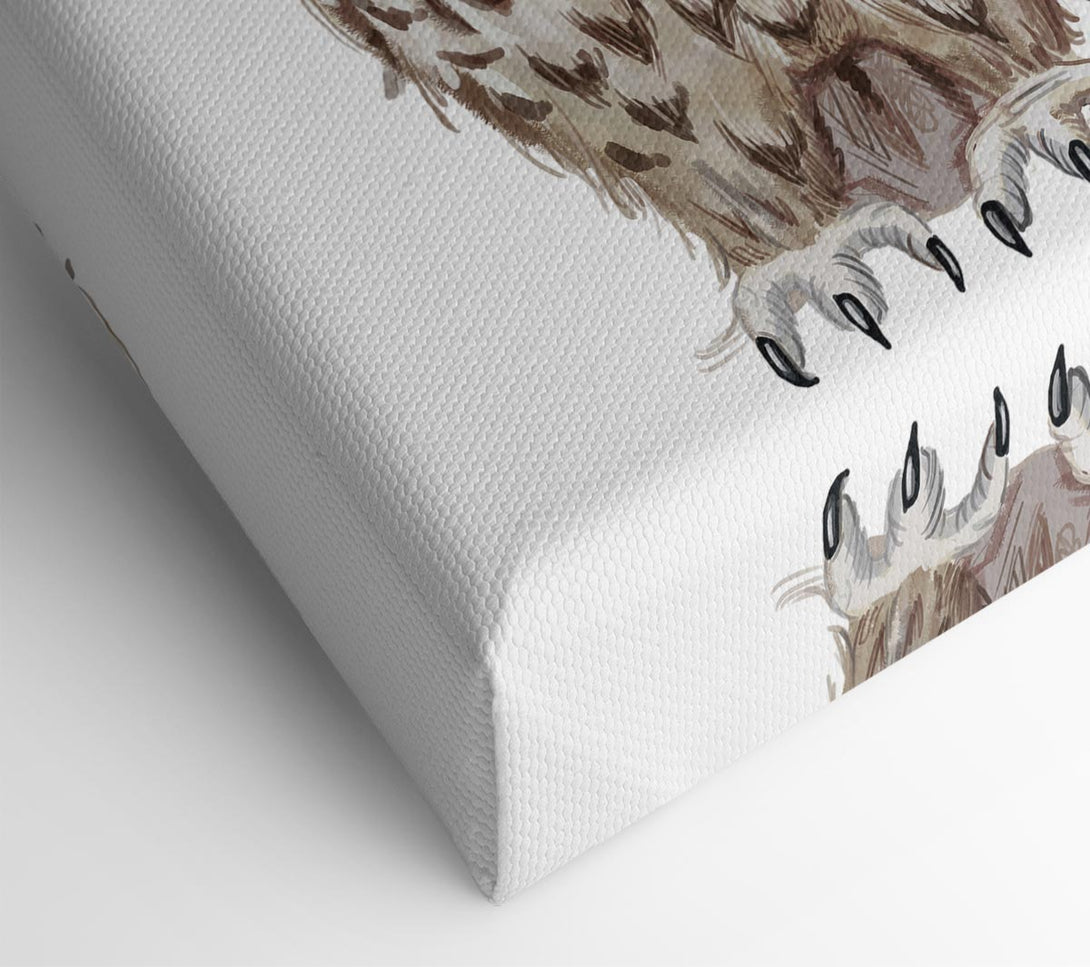  A Canvas Print of Owl Feathers Canvas Print