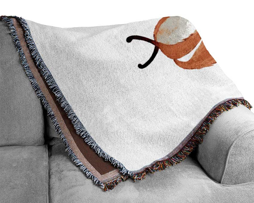 Fox Balloons Woven Blanket