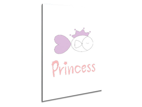 Princess Fish Metal Print