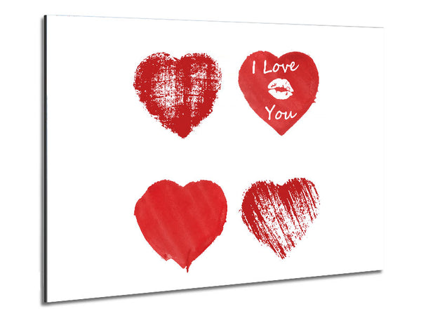 I Love You 1 Metal Print