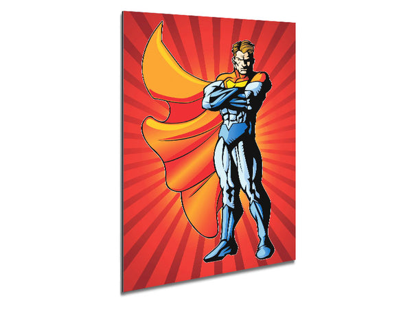 Superhero 1 Metal Print