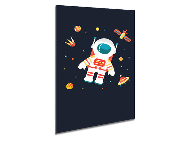 Rocket Boy Metal Print