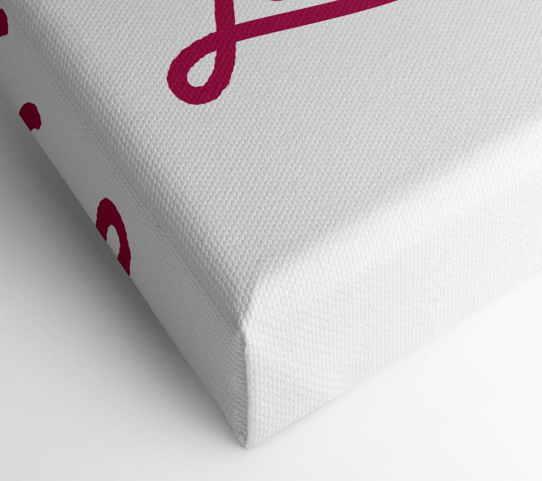  A Canvas Print of Made With Love Canvas Wall Art