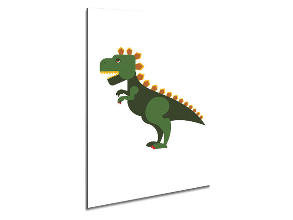 Funky Dinosaur Metal Print