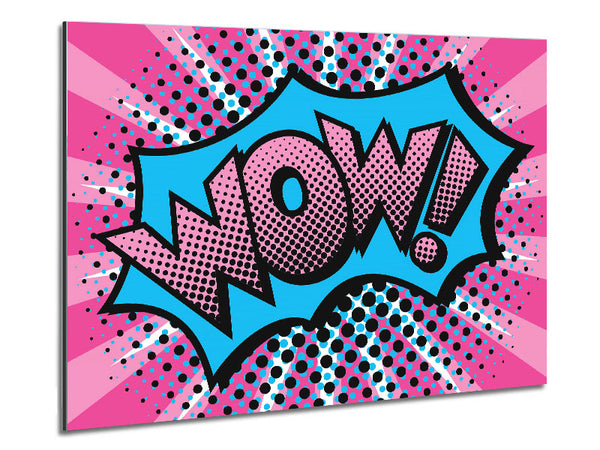 Pink Wow Metal Print