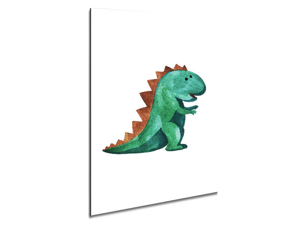 Dinosaur Fun Metal Print