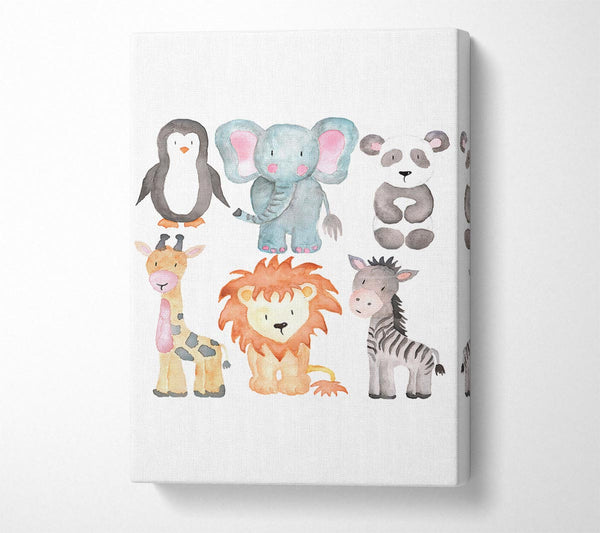  A Canvas Print of Safari Love Canvas Wall Art