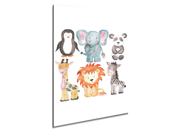 Safari Love Metal Print