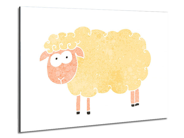 My Name Is Wooly Metal Print