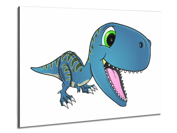 Happy Dinosaur Metal Print