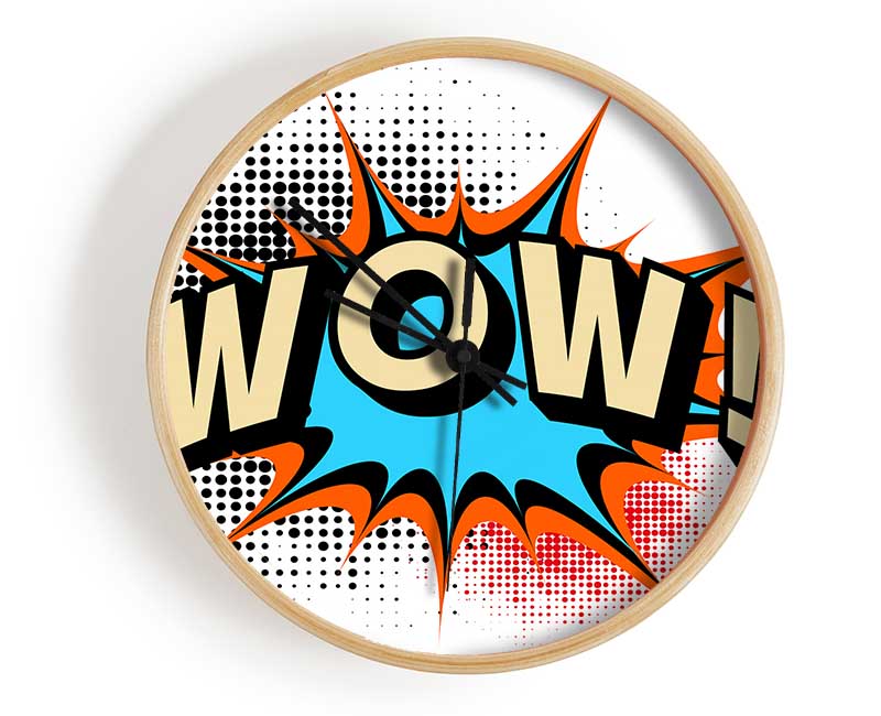 Wow 1 Clock - Wallart-Direct UK