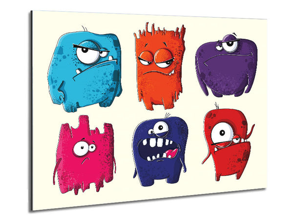 Monster Fun 2 Metal Print
