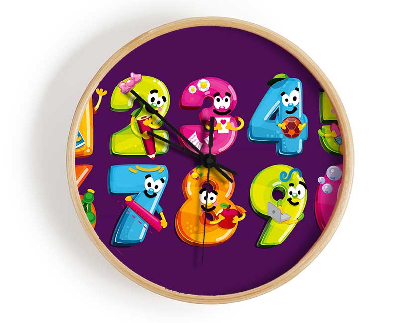 Happy Counting Clock - Wallart-Direct UK
