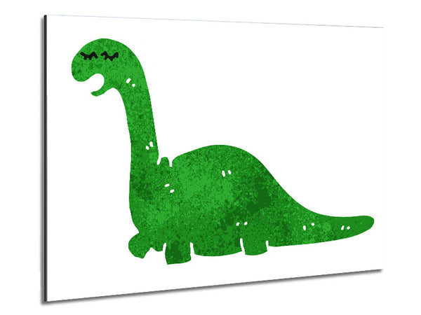 Dinosaur Talking Metal Print