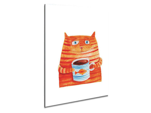 Tom Cat Drink Metal Print