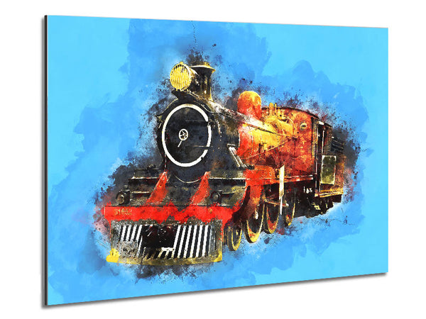 Train Blues Metal Print