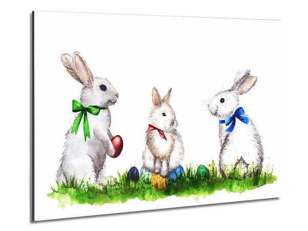 Easter Egg Surprise Metal Print