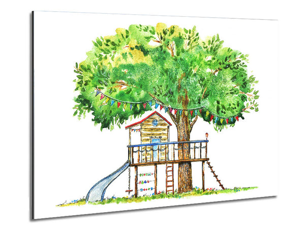 Perfect Tree House Metal Print
