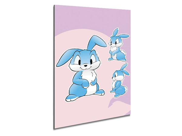 Bunny Hop Metal Print